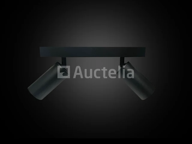 10 x gu10 opbouwarmatuur – 2 draaibare spots – zwart – aluminium – 350°/70° draaibaar – ip20 - afbeelding 3 van  4