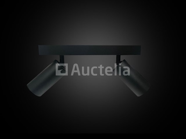 10 x gu10 opbouwarmatuur – 2 draaibare spots – zwart – aluminium – draaibaar 350°/70° – ip20 - afbeelding 4 van  4