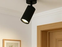 10 x gu10 opbouwarmatuur – draaibaar 350°/70° – ø55x110 mm – aluminium – ip20 – binnen - afbeelding 1 van  6