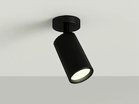 10 x gu10 opbouwarmatuur – draaibaar 350°/70° – ø55x110 mm – aluminium – ip20 – binnen - afbeelding 3 van  6