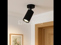 10 x gu10 opbouwspot – 350°/70° draaibaar – ø55x110 mm – aluminium – ip20 – binnen - afbeelding 1 van  5
