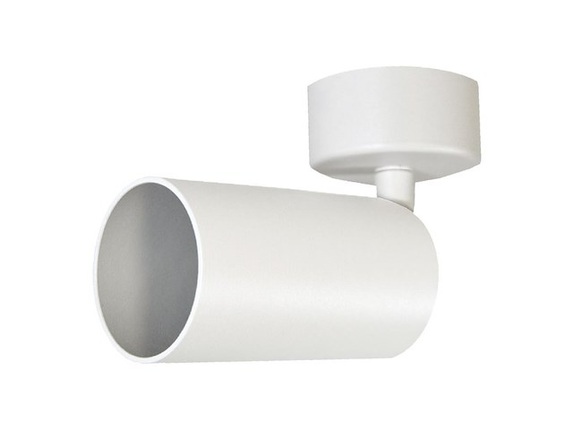 10 x gu10 opbouwspot armatuur cilinder zand wit draaibaar - afbeelding 6 van  7