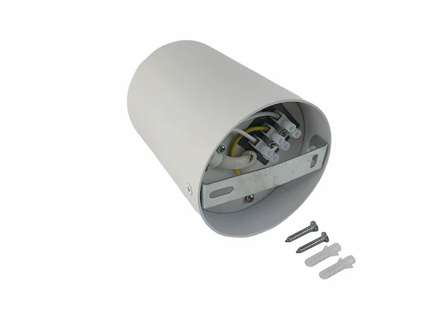 10 x gu10 opbouwspot armatuur cilinder zand wit kantelbaar 8,4cm - afbeelding 6 van  7
