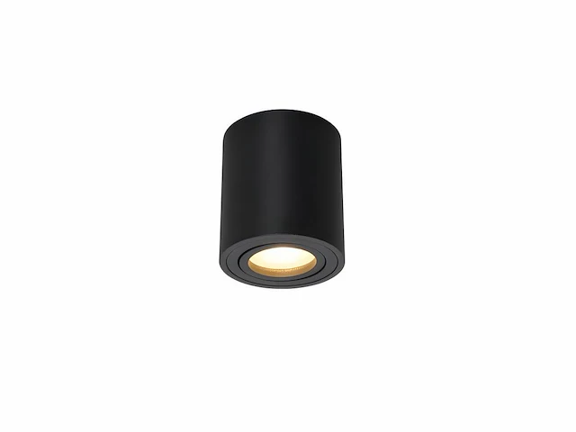 10 x gu10 opbouwspot armatuur zwart kantelbaar 8,4cm - afbeelding 2 van  6