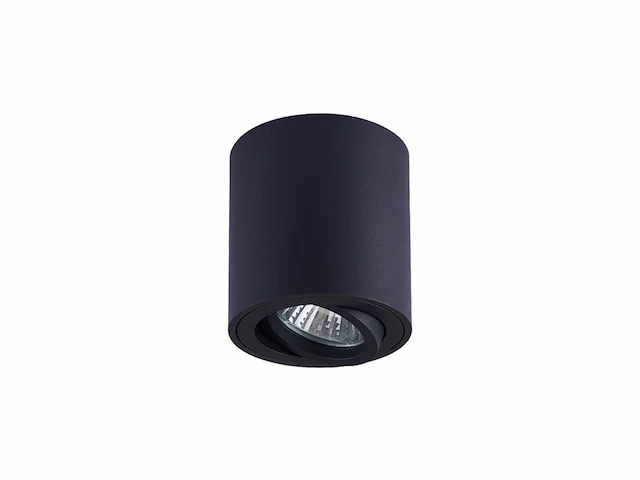 10 x gu10 opbouwspot armatuur zwart kantelbaar 8,4cm - afbeelding 5 van  6