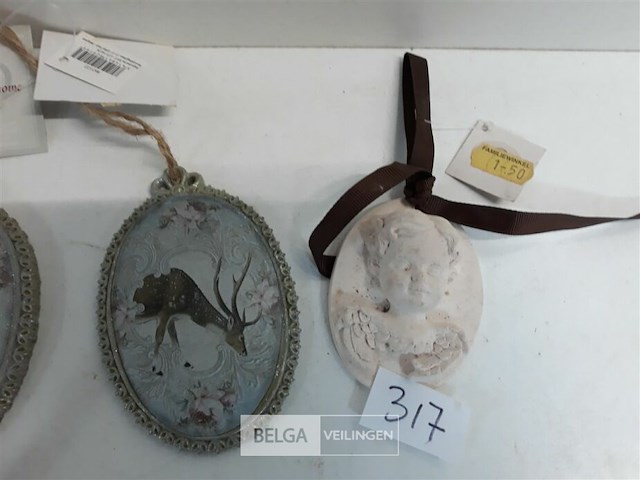 10 x hangdeco 5 x hert 5 x engel - afbeelding 3 van  3