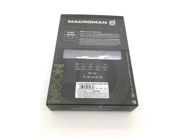 10 x herenslip - macroman - neon - maat s - mix kleuren - afbeelding 3 van  5