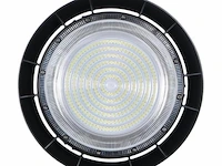 10 x highbay led slim 150w – 6500k koud wit – ufo ip65 waterdicht – 19.500 lm – zwart - afbeelding 4 van  5