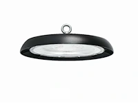 10 x highbay led slim 150w – 6500k koud wit – ufo ip65 waterdicht – 19.500 lm – zwart - afbeelding 4 van  6