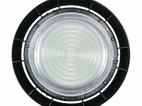 10 x highbay led slim 150w – 6500k koud wit – ufo ip65 waterdicht – 19.500 lm – zwart - afbeelding 5 van  6