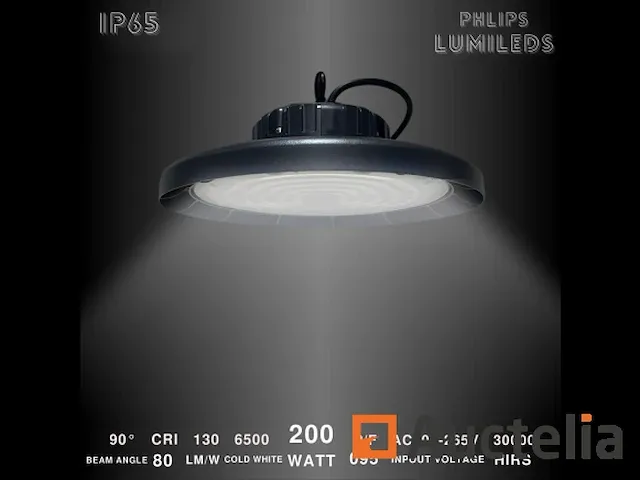 10 x highbay pro 200w - philips lumileds - 130lm/w - 6500k - afbeelding 1 van  5