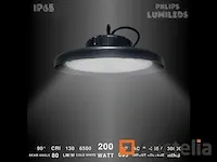 10 x highbay pro 200w - philips lumileds - 130lm/w - 6500k - afbeelding 1 van  5
