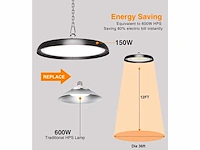 10 x highbay slim 150w - 130lm/w - ip65 - koud wit 6400k
