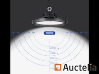 10 x highbay ufo 100w - pro design smd - dimbaar - lumileds philips - koud wit 6500k - afbeelding 10 van  10