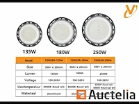 10 x highbay ufo 135w - slim design smd - ip5 - koud wit 6500k - afbeelding 5 van  5