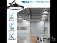 10 x highbay ufo 200w - pro design smd - dimbaar - lumileds philips - ip5 - koud wit 6500k - afbeelding 7 van  10