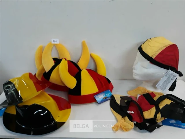 10 x hoedjes mix 3 assorti belgie - afbeelding 1 van  3