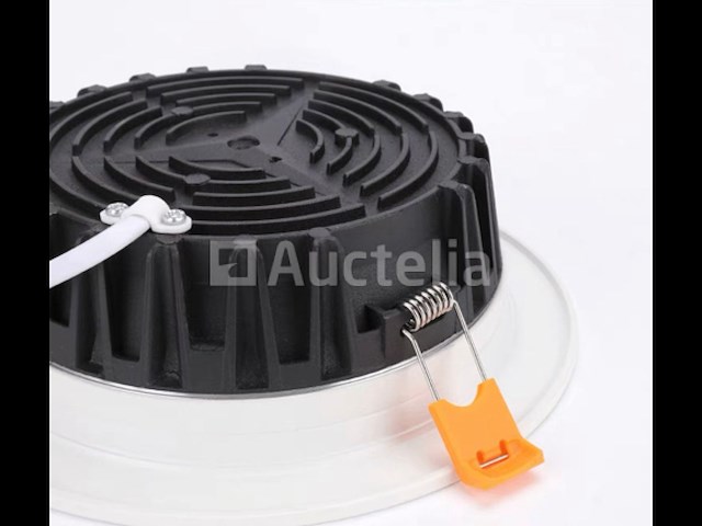 10 x inbouw led spot – 15w – 6500k koud wit – cob – rond – 1350 lm – ø180 mm – ip20 - afbeelding 5 van  5