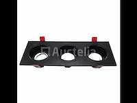 10 x inbouwspotfitting (ep-3) - verstelbaar - gu10 - zwart - afbeelding 5 van  5