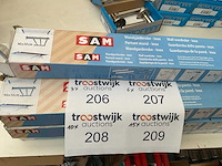 10 x inox wand kapstokken - afbeelding 2 van  5