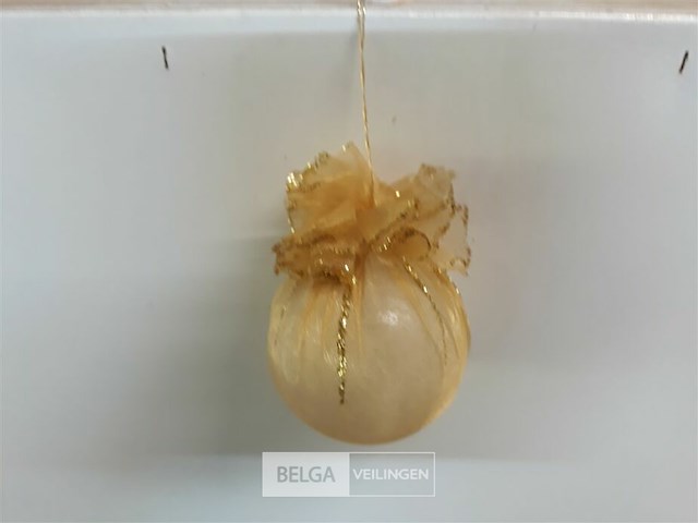 10 x kerstbal pvc bal in zakje 7 cm - afbeelding 3 van  3