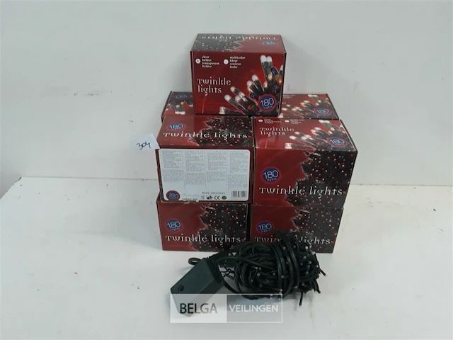 10 x kerstlampen 180 l classic twinkel 8 programma's - afbeelding 1 van  3