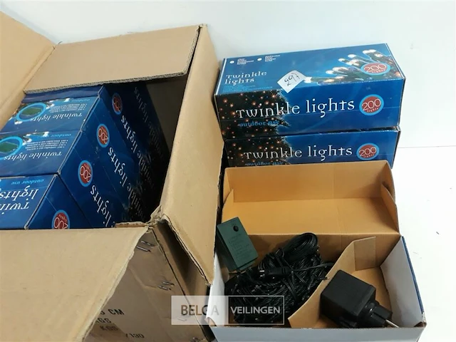 10 x kerstlampen 200 l classic twinkel 8 programma's - afbeelding 1 van  3