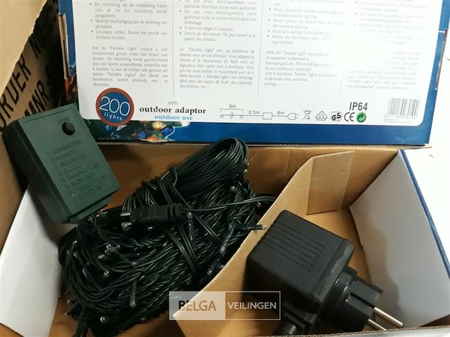 10 x kerstlampen 200 l classic twinkel 8 programma's - afbeelding 3 van  3