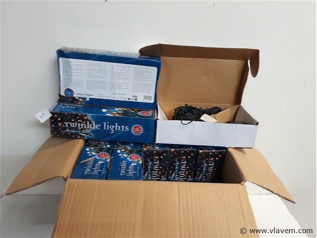 10 x kerstlampen 240 l classic twinkel 8 programma's - afbeelding 1 van  2