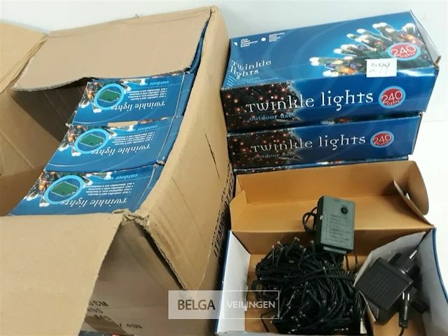 10 x kerstlampen 240 l classic twinkel 8 programma's - afbeelding 1 van  3