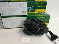 10 x kerstverlichting led 50 l mix blauw/helder wit - afbeelding 3 van  3