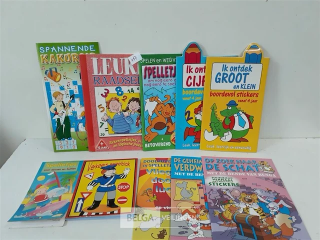 10 x kinder oefen-leer en doe boekjes 10 assorti - afbeelding 1 van  3