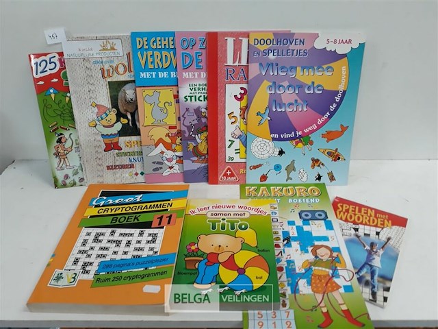 10 x kinder oefen-leer en doe boekjes 10 assorti - afbeelding 2 van  3