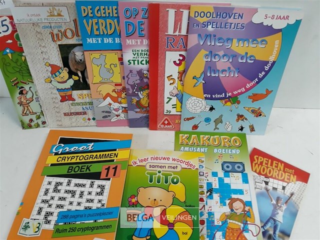 10 x kinder oefen-leer en doe boekjes 10 assorti - afbeelding 3 van  3