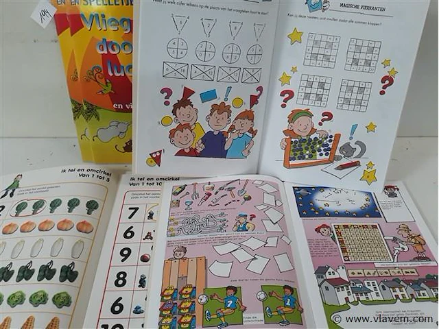 10 x kinder spel en doe boekjes - afbeelding 2 van  2