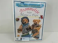 10 x kinder verhalen plakboekje brommeltje helpt mama en papa - afbeelding 1 van  3