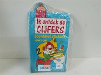 10 x kinderboek ik ontdek de cijfers met stickers - afbeelding 1 van  3