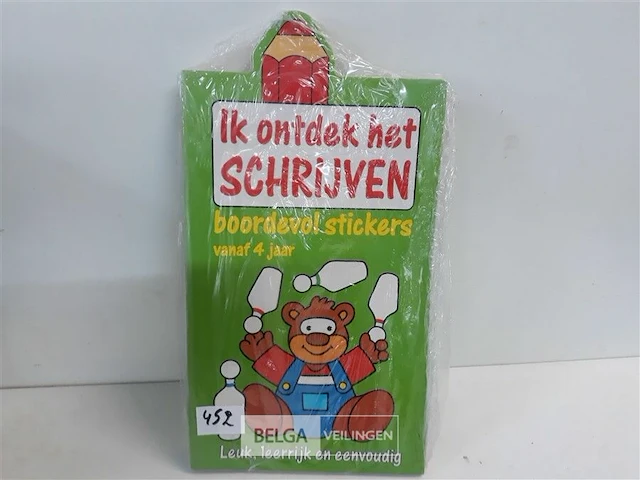 10 x kinderboek ik ontdek het schrijven met stickers - afbeelding 1 van  3