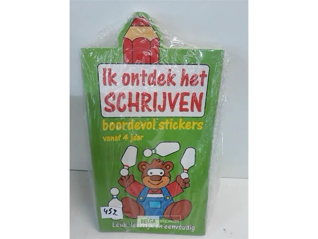 10 x kinderboek ik ontdek het schrijven met stickers - afbeelding 3 van  3