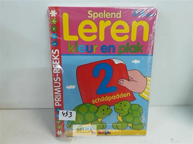 10 x kinderboek spelend leren kleur en plak 3-4 jaar - afbeelding 1 van  3