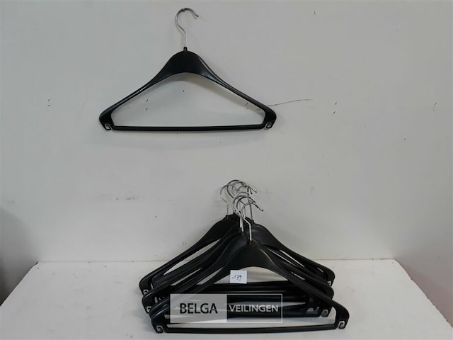 10 x kleerhanger pvc zwaar model gebruikt - afbeelding 2 van  3