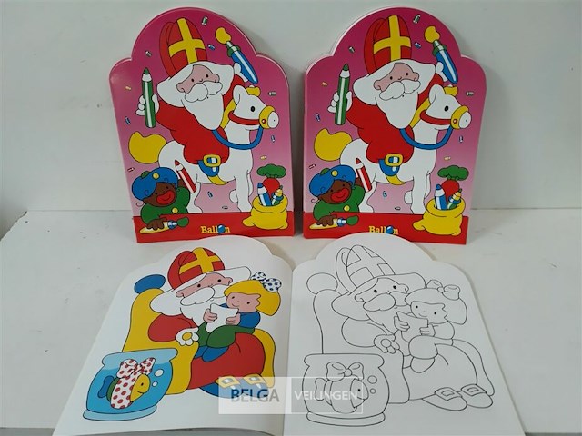 10 x kleurboek sinterklaas - afbeelding 2 van  3