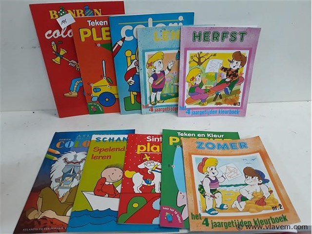 10 x kleurboekjes - afbeelding 1 van  2