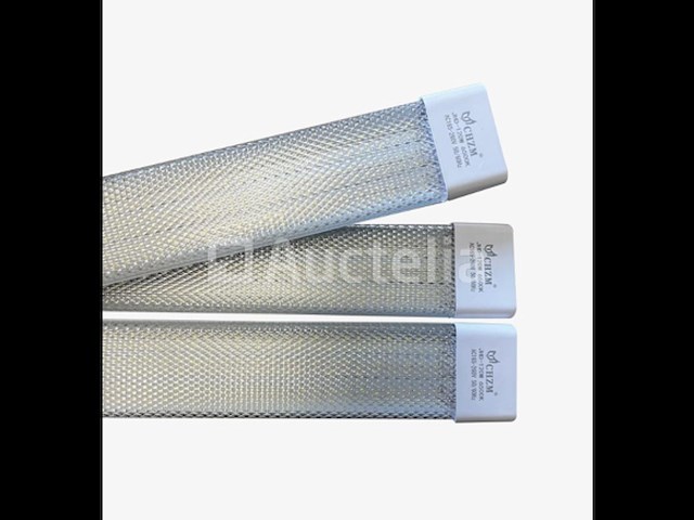10 x led-batten 120w met lens – 120cm – 6500k koud wit – stofdicht – 30.000h - afbeelding 3 van  5