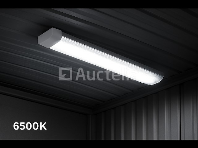 10 x led-batten 120w met lens – 120cm – 6500k koud wit – stofdicht – 30.000h - afbeelding 4 van  5