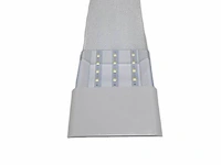 10 x led-batten 120w met lens – 120cm – 6500k koud wit – stofdicht – 30.000h - afbeelding 4 van  5