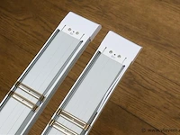 10 x led-batten 120w met lens – 120cm – 6500k koud wit – stofdicht – 30.000h - afbeelding 3 van  5