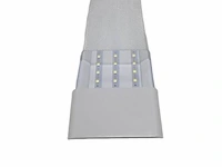 10 x led-batten 120w met lens – 120cm – 6500k koud wit – stofdicht – 30.000h - afbeelding 4 van  5