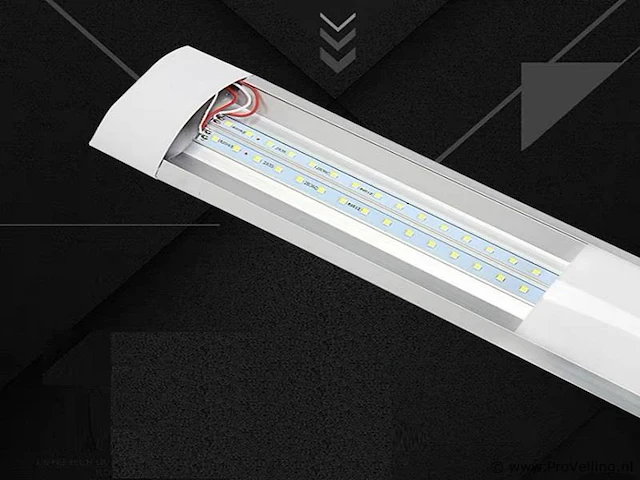10 x led batten 54w – 150cm – 4000k blanc neutraal – stofdicht – 30.000h - afbeelding 3 van  5