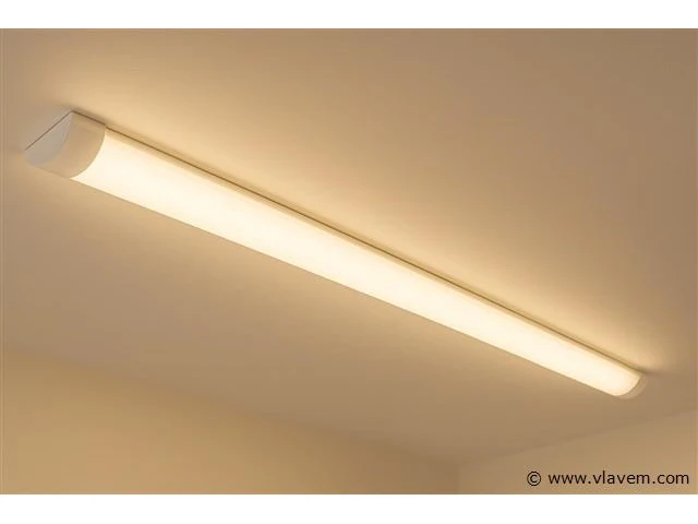 10 x led batten 54w – 150cm – 4000k blanc neutraal – stofdicht – 30.000h - afbeelding 1 van  5